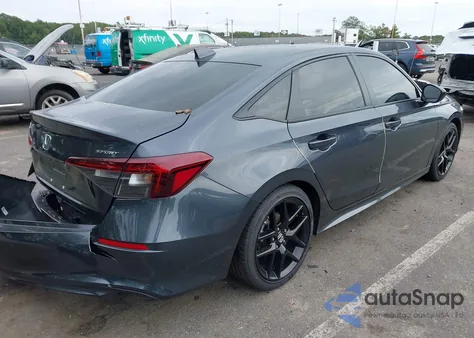 2025 Honda Civic Sport из США, поврежденный, VIN 2HGFE2F52SH592771